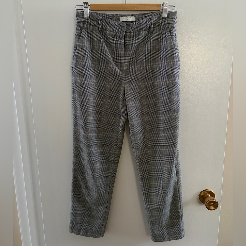 Arizia Babaton cropped plaid pants size 2